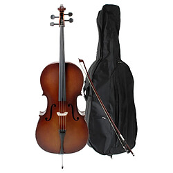 Classic Cantabile Violoncelle étudiant 4/4 SET y compris archet et poche 