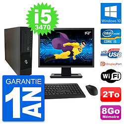 PC Fujitsu E910 DT Ecran 19" Intel i5-3470 RAM 8Go Disque 2To Windows 10 Wifi - Occasion