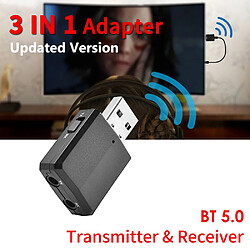 BT 5.0 Adaptateur audio sans fil Récepteur Émetteur 3,5 mm Musique AUX Voiture422