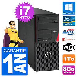 PC Tour Fujitsu Esprimo P720 Intel i7-4770 RAM 8Go Disque 1To Windows 10 Wifi - Occasion