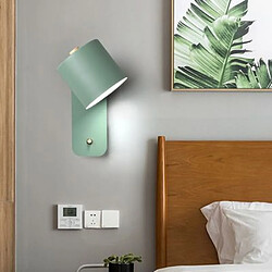 Universal Lampe de chevet de la chambre créative Lampe de lecture Lampe verte Lampe murale Éclairage (ampoule non incluse) Lampe de chevet de la chambre créative Moderne Minimaliste Etude Protection des yeux Lampe de lecture Green Wall Lampadaire (ampoule non incluse)