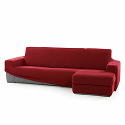 Chaise longue avec bras droit court Sofaskins NIAGARA 210 - 340 cm - Rouge