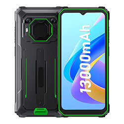 Yonis Smartphone Étanche IP68 6GB+128GB Android 13 Smartphone 6GB+128GB IP68 IP69K MIL-STD-810H 6.56 Inch Android 13 13000mAh 4G NFC Vert YONIS