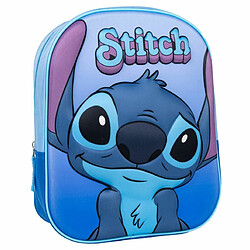 Cartable 3D Stitch Bleu 25 x 31 x 10 cm 