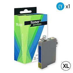 TONER SERVICES Compatible Epson Chouette Cartouche Cyan C13T07924010 (T0792)