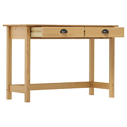 Avis Maison Chic Table console | Meuble d'entrée | Table d'appoint Hill Range avec 2 tiroirs 110x45x74 cm Pin solide -GKD88623