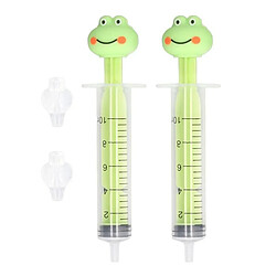 VOG Protect VP Santé Mouche Bébé Seringues Grenouille Sans Bisphénol A - 4 mois et plus Vert