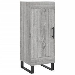 Maison Chic Buffet,Meuble de Rangement,commode pour salon,Cuisine Sonoma gris 34,5x34x90 cm Bois d'ingénierie -MN94822