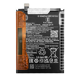 Xiaomi Batterie Interne pour Xiaomi Poco X5 5000mAh Original BN5J Noir 