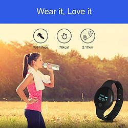 Acheter Wewoo Bracelet connecté Smartwatch intelligent Bluetooth 4.0 écran OLED de 0,66 pouce, support podomètre / rappel d'appel / suivi du sommeil / fonction tactile, compatible avec le système iOS & Android Orange