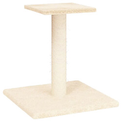 Arbre à chat,niche pour chat avec plate-forme crème 38 cm -MN87220