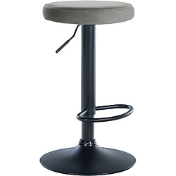 Non Tabouret de bar Ponte velours noir 