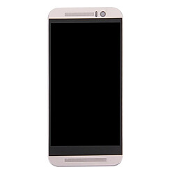 Wewoo Pour HTC One M9 LCD or et argent écran + tactile Digitizer Assemblée avec cadre sur pièce détachée