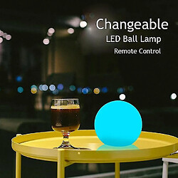 Acheter Universal Lampe télécommande led bille lumineuse 25 cm(Coloré)