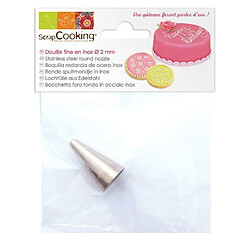 Scrapcooking Douille pâtissière fine en inox 