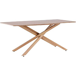 Venture Home Table de repas 90 x 180 cm Piazza mocca.