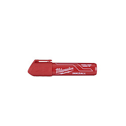 Marqueur pointe biseautée MILWAUKEE XL - Rouge Inkzall 4932471560 