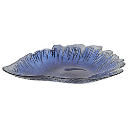 Centre de Table Romimex Bleu verre Coquillage 40 x 6 x 29 cm 