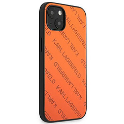 Acheter Karl Lagerfeld Perforated Allover - Coque pour iPhone 13 mini (Orange)