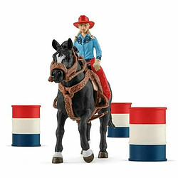 Poupée Schleich Cowgirl Barrel Racing Fun 