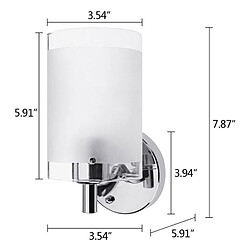 Avis Universal 2021 New AC85 265V E27 LED Applique murale en verre moderne éclairage décoratif fixation lampe | LED Applique murale intérieure