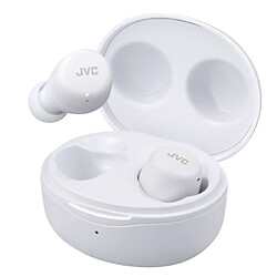 JVC Gumy Mini Écouteurs Sans Fil Bluetooth Sans Câble Intra Auriculaire Léger IPX4 Blanc