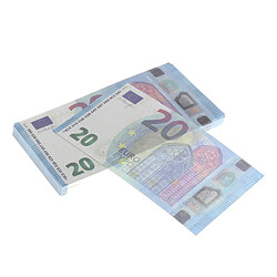 Avis 100pcs Euro Props Play Fun Pretend Cash Prop Denomination Magic Props D