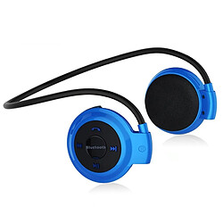 Yonis Casque bluetooth + SD 8Go Casque Bluetooth Écouteurs Sans Fil Fm Autonomie 10 Heures Batterie Lithium Bleu + SD 8Go YONIS