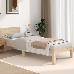 vidaXL Cadre de lit sans matelas 75x190 cm