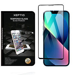 Xeptio Vitre Apple iPhone 15 Pro Max 6,7 pouces 5G verre trempé full noir - protection écran 