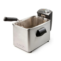 Friteuse 4l 3000w inox/noir - do458fr - DOMO