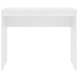 Acheter Maison Chic Bureau,Table de travail,bureau de travail pour chambre Blanc 90x40x72 cm Bois d'ingénierie -GKD40033