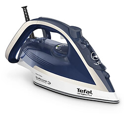 Tefal Ultimate Pure FV6812E0 fer à repasser Fer à vapeur 2800 W Bleu, Argent