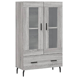 Maison Chic Buffet,Meuble de Rangement,commode pour salon,Cuisine sonoma gris 69,5x31x115 cm bois d'ingénierie -MN32273