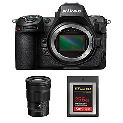 Nikon Z8 Kit Z 24-120mm f4 S + Carte SD SanDisk 256 Go Extreme PRO CFexpress Type B