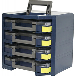 Caisse HandyBoxxser 4x5x5 raaco bleu