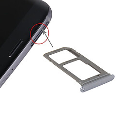 Wewoo Tiroir de Carte SIM bleu pour Samsung Galaxy S7 Edge / G935 pièce détachée le plateau de SIM et remplacement de de micro SD