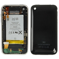 Wewoo Pour iPhone 3G, 8 Go noir avec batterie Compléter la partie d'assemblage de couverture arrière