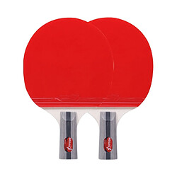 Wewoo REGAIL 8020 2 en 1 poignée courte Penhold Ping Pong Raquette + Ball Set pour la formation 