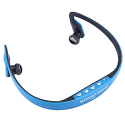 Avis Wewoo Casque Sport bleu pour les smartphone et iPad ordinateur portable MP3 ou autres périphériques audio, stockage maximum de carte SD: 32GB étanche à la transpiration stéréo sans fil écouteurs intra-auriculaires avec micro SD,