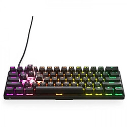 Clavier Gaming - AZERTY - STEELSERIES - Apex Pro Mini FR - Sans Pavé Numérique - Rétroéclairé - Noir