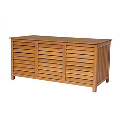 Habitat Et Jardin Coffre de jardin en bois Macao - 130 x 64 x 60 cm - Marron