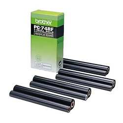 Brother PC74 Transfert thermique Pack de 4 Noir PC74RF