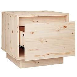 Acheter vidaXL Table de chevet 35x34x32 cm Bois de pin solide