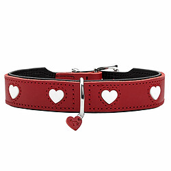 Collier pour Chien Hunter Love Rouge S/M 38-44 cm 