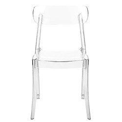 Acheter Beliani Chaise de salle à manger Set de 2 Transparent COVINGTON