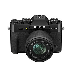 Appareil photo hybride Fujifilm X T30 II nu noir + XC 15 45mm f 3.5 5.6