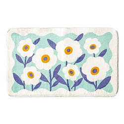 LUUCOZK Tapis de bain antidérapants absorbants à séchage rapide, décoration de salle de bain, Style 4-50x120CM 