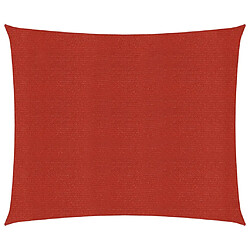 Helloshop26 Voile d'ombrage 160 g/m² 2 x 2,5 m PEHD rouge 02_0009253