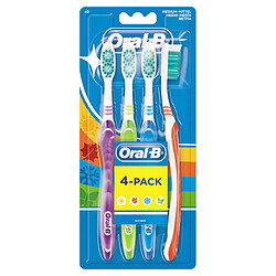 Oral-B Brosse à dents manuelle Medium - pack de 4